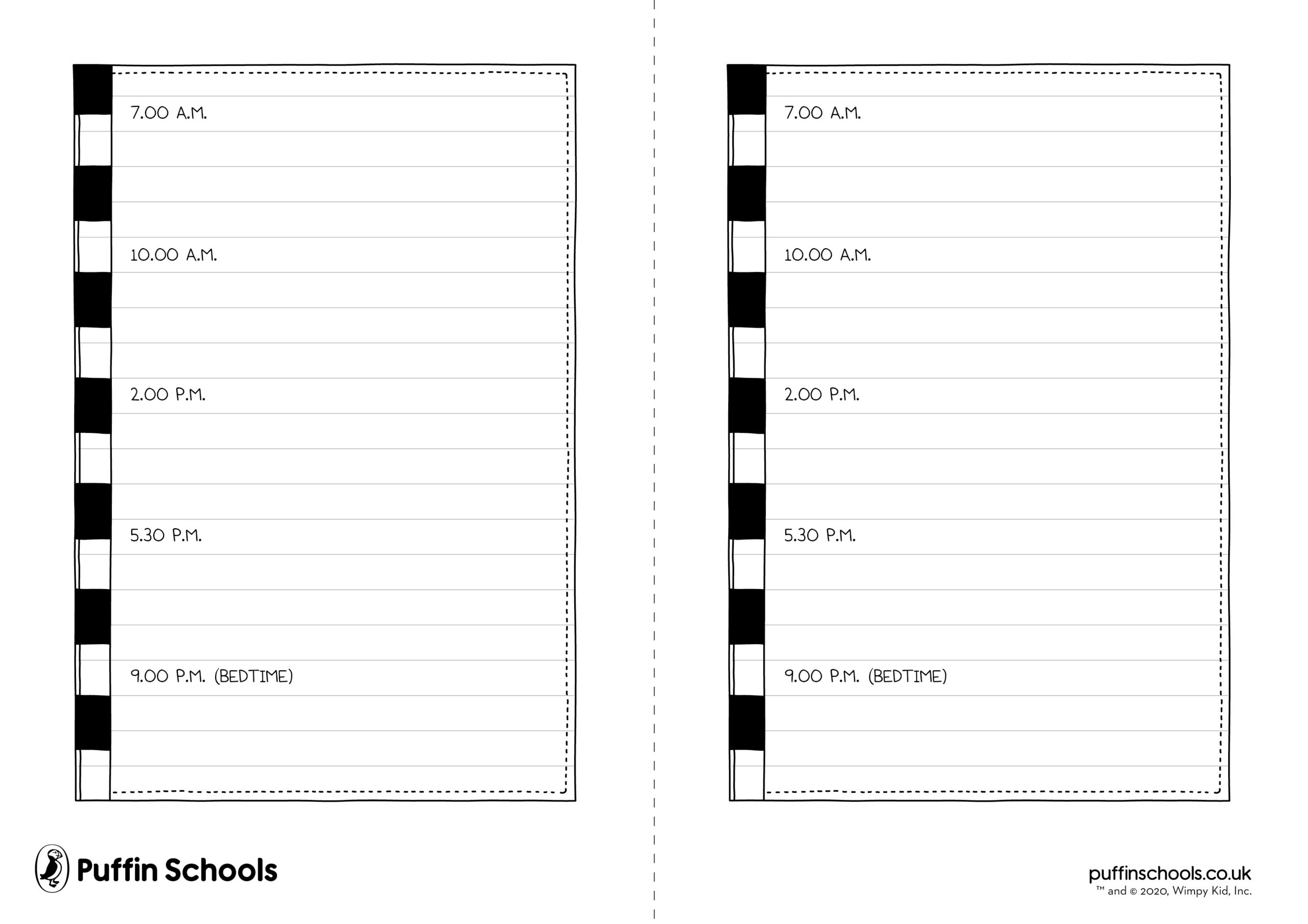 writing-prompt-wimpy-kid-diary-pages-puffin-schools