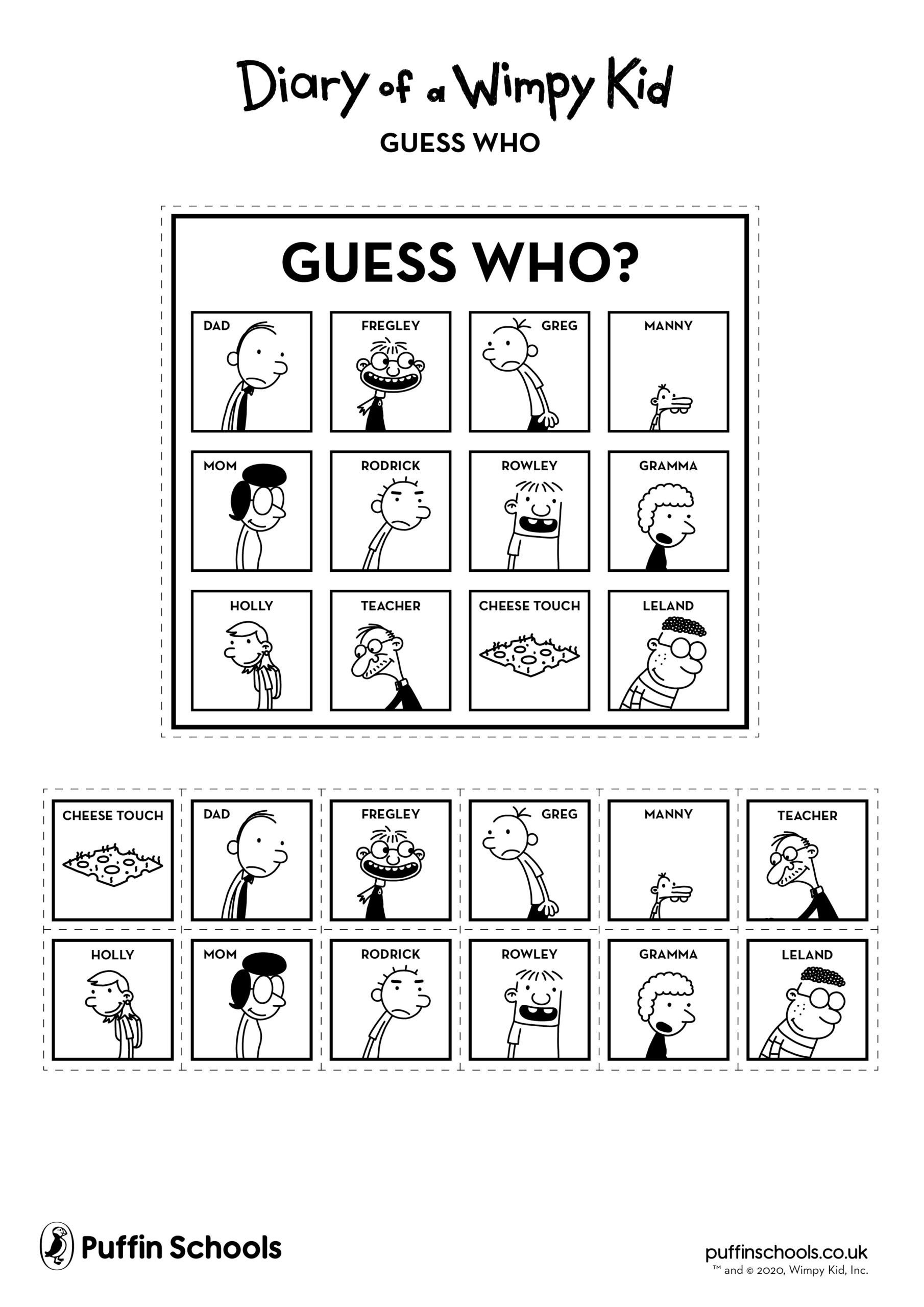 activity-ideas-wimpy-kid-guess-who-puffin-schools